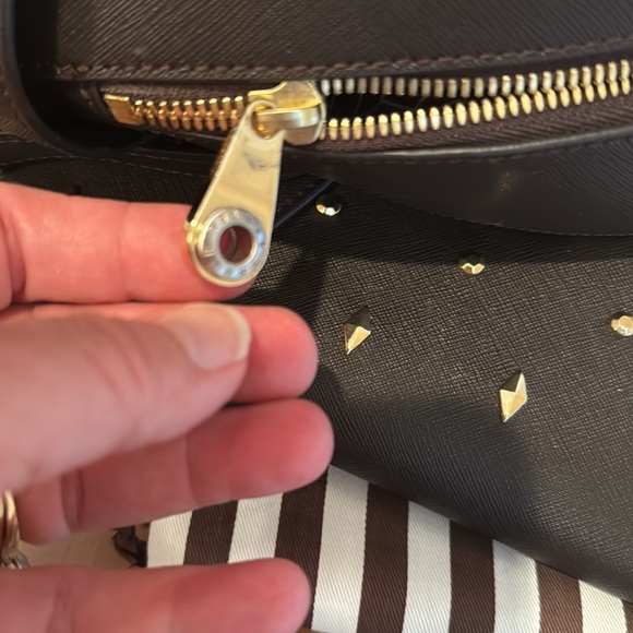 HENRI BENDEL West 57th Studded Backpack & Wallet Set EUC - Picture 14 of 15